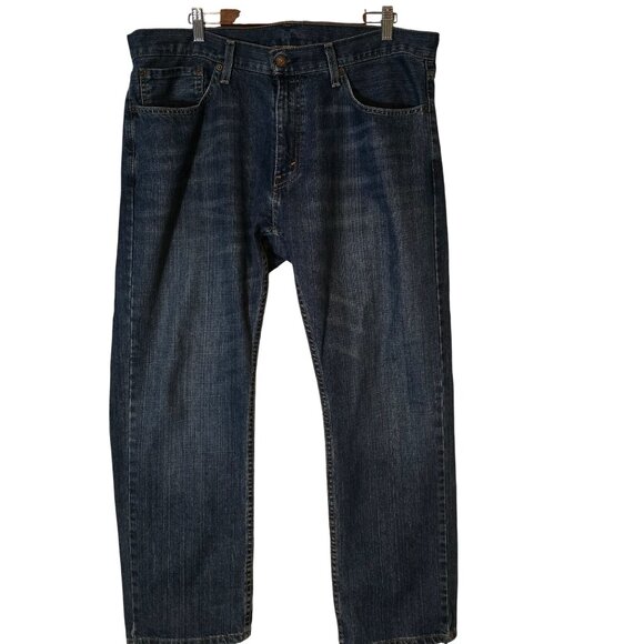 Levis 559 Denim Blue Jeans 36X30 Straight‎ Leg Mid Rise - Picture 3 of 7